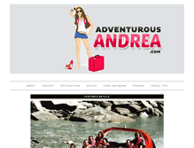 Tablet Screenshot of adventurousandrea.com